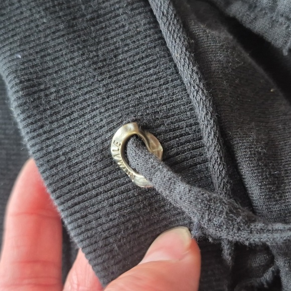 Animale Black Knit Sweat Pant Joggers Beaded And Sequin Size P - Picture 3 of 6